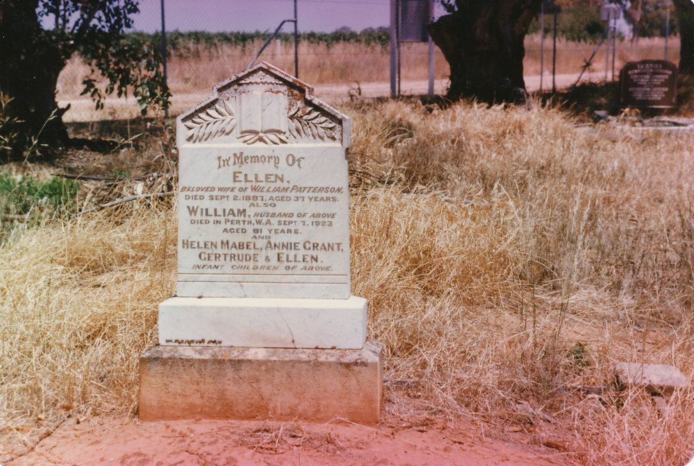 Angle Vale Cemetery: Patterson Plot