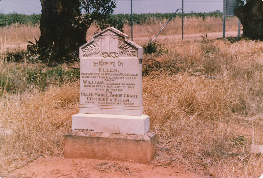 Angle Vale Cemetery: William &amp; Helen Grant