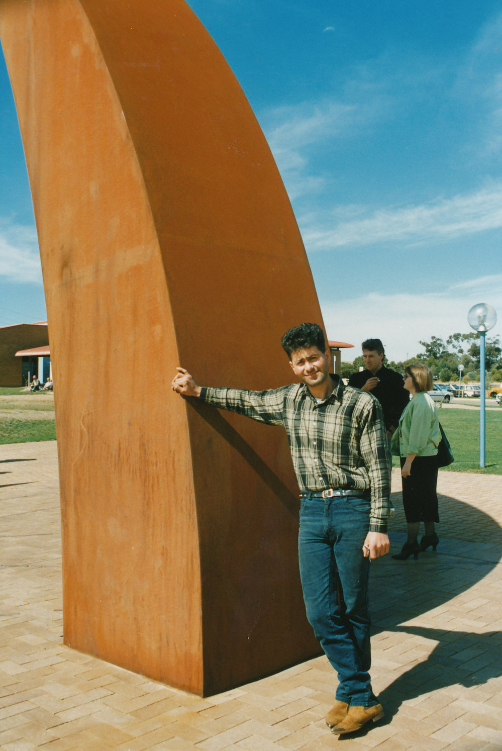 Elephant tusk sculpture