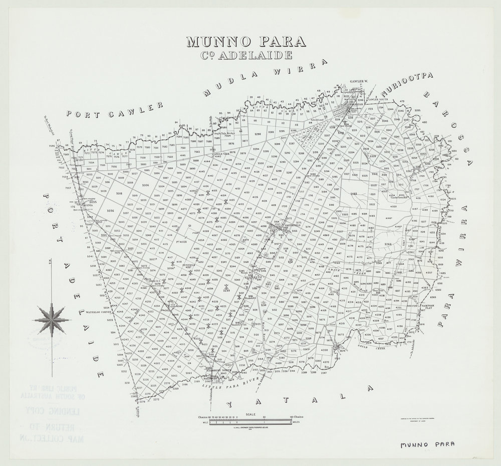 Section Map of Munno Para