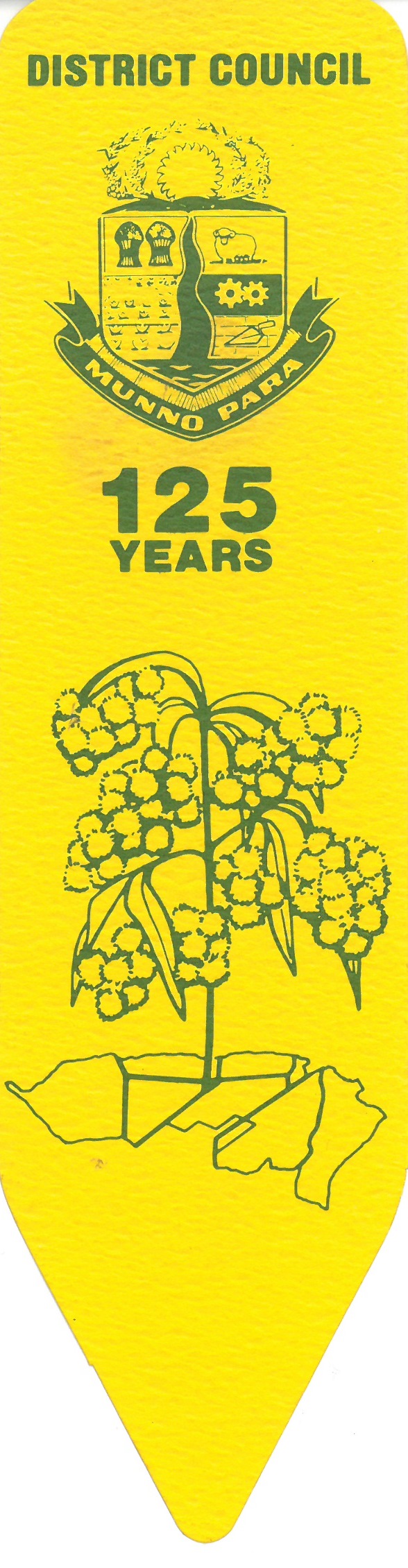 Munno Para 125th Celebrations Bookmark