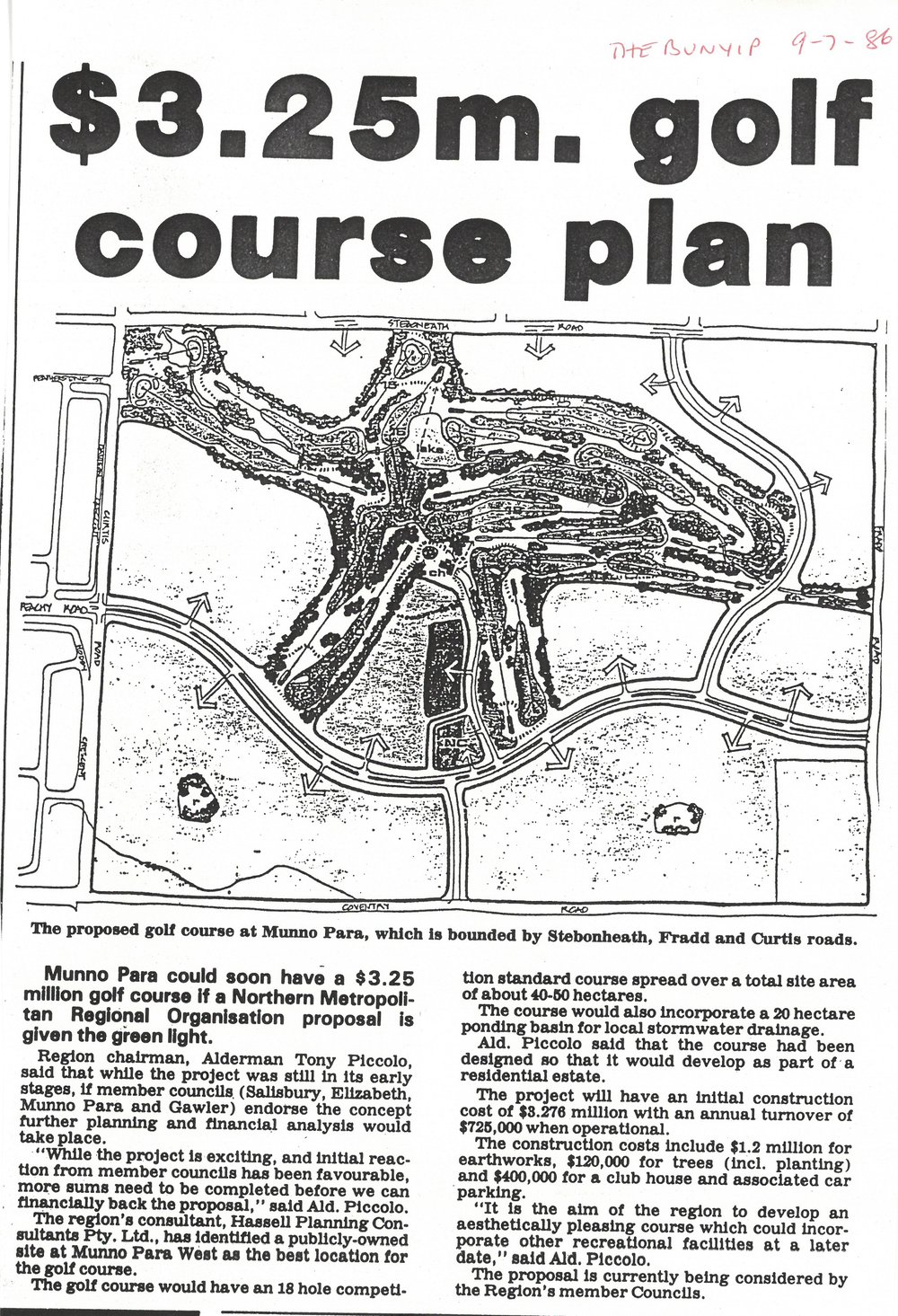 North Lakes Golf Course Plan