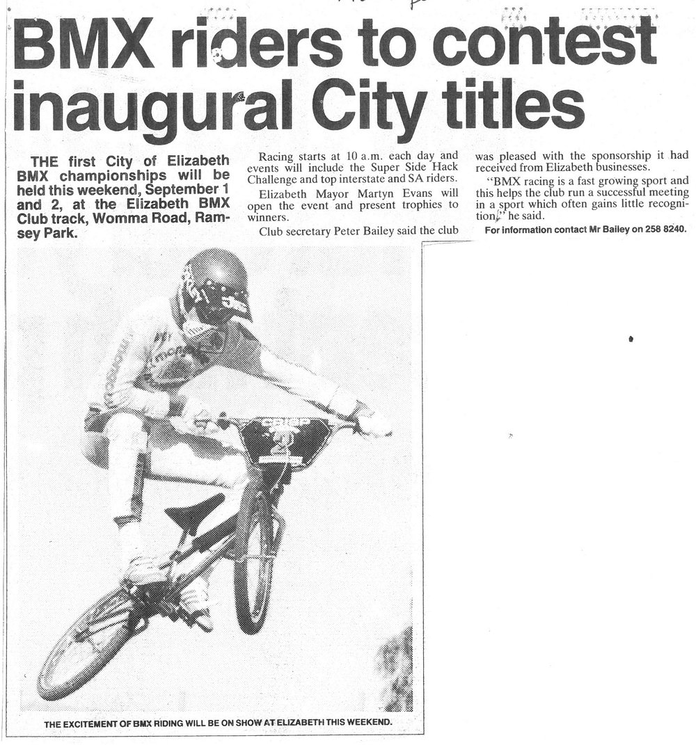 Elizabeth BMX Championships