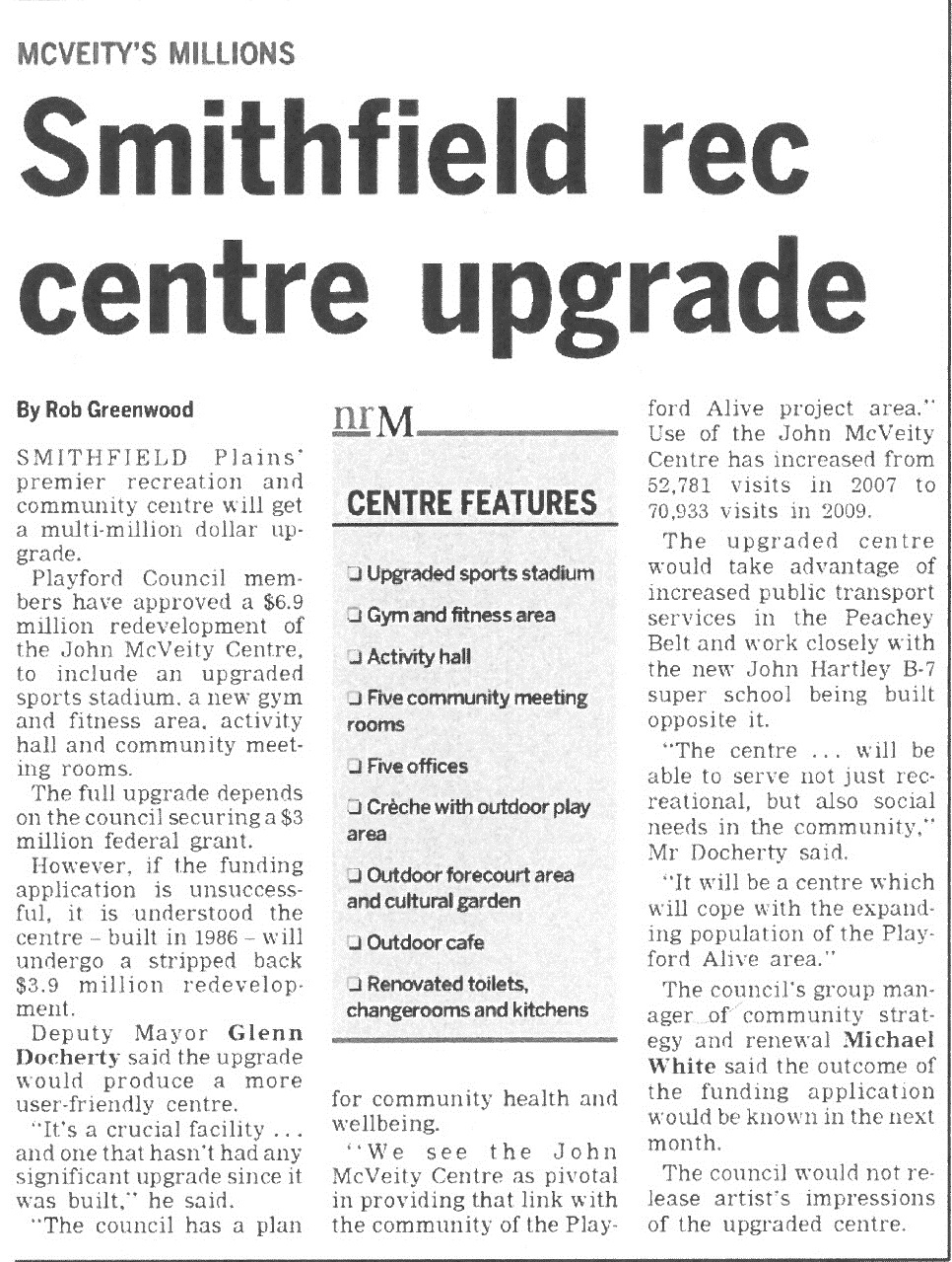 John McVeity Upgrade