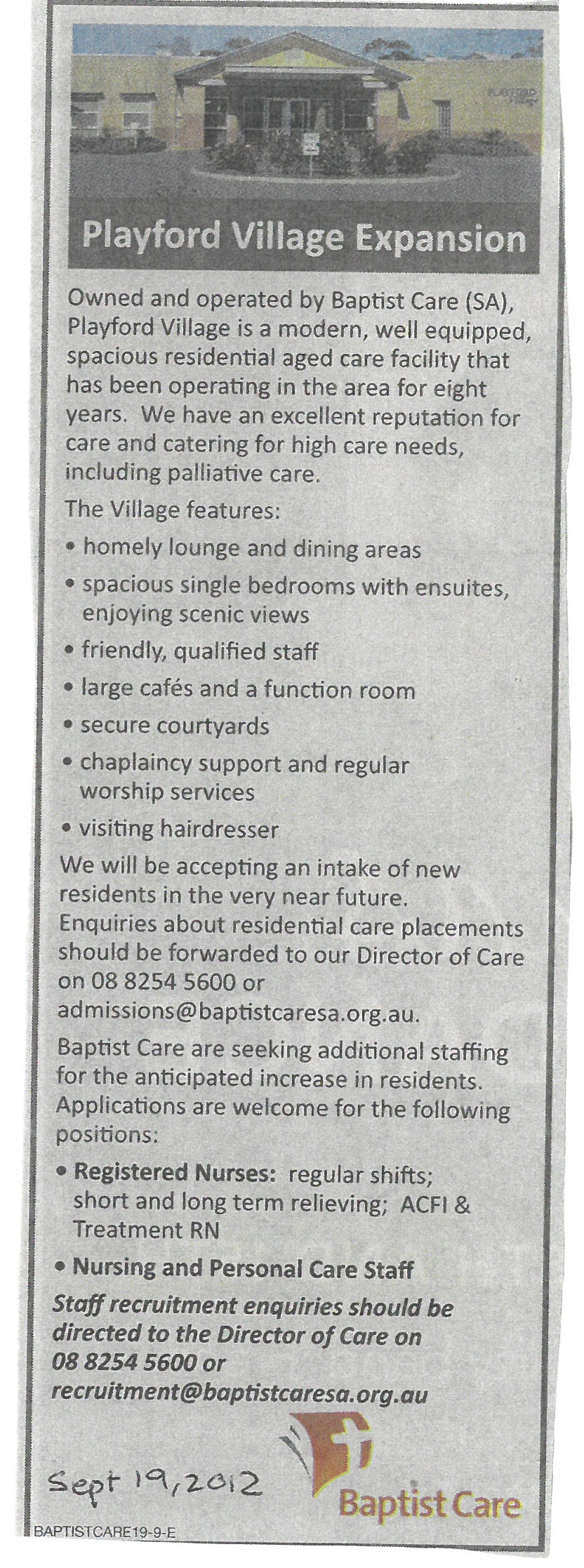 Playford Village Aged Care