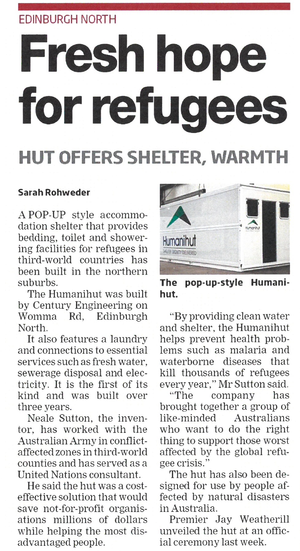 Humanihut by Century Engineering