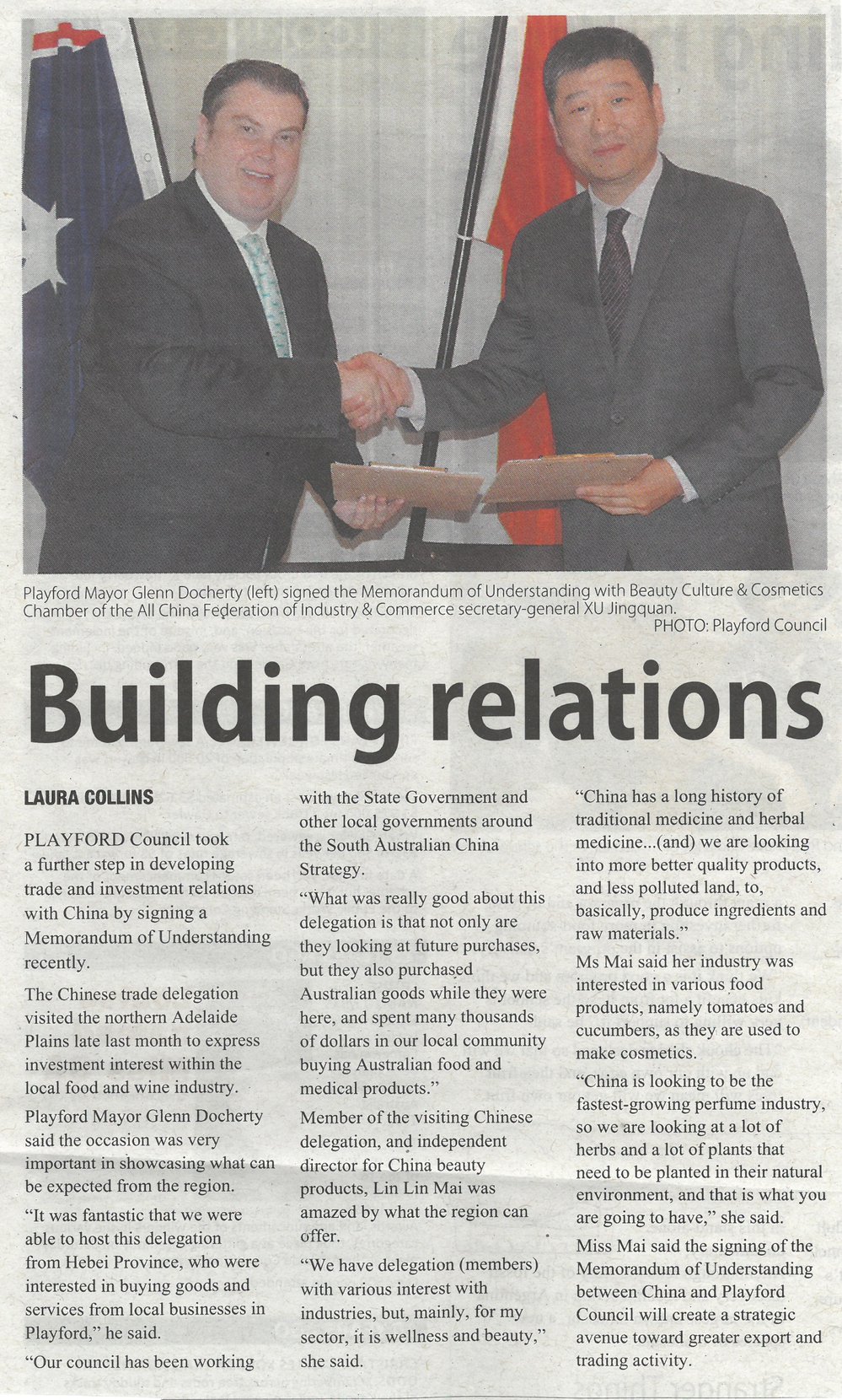 Chinese Trade Delegation