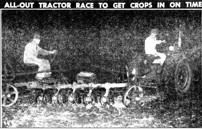 Night farming blitz is on