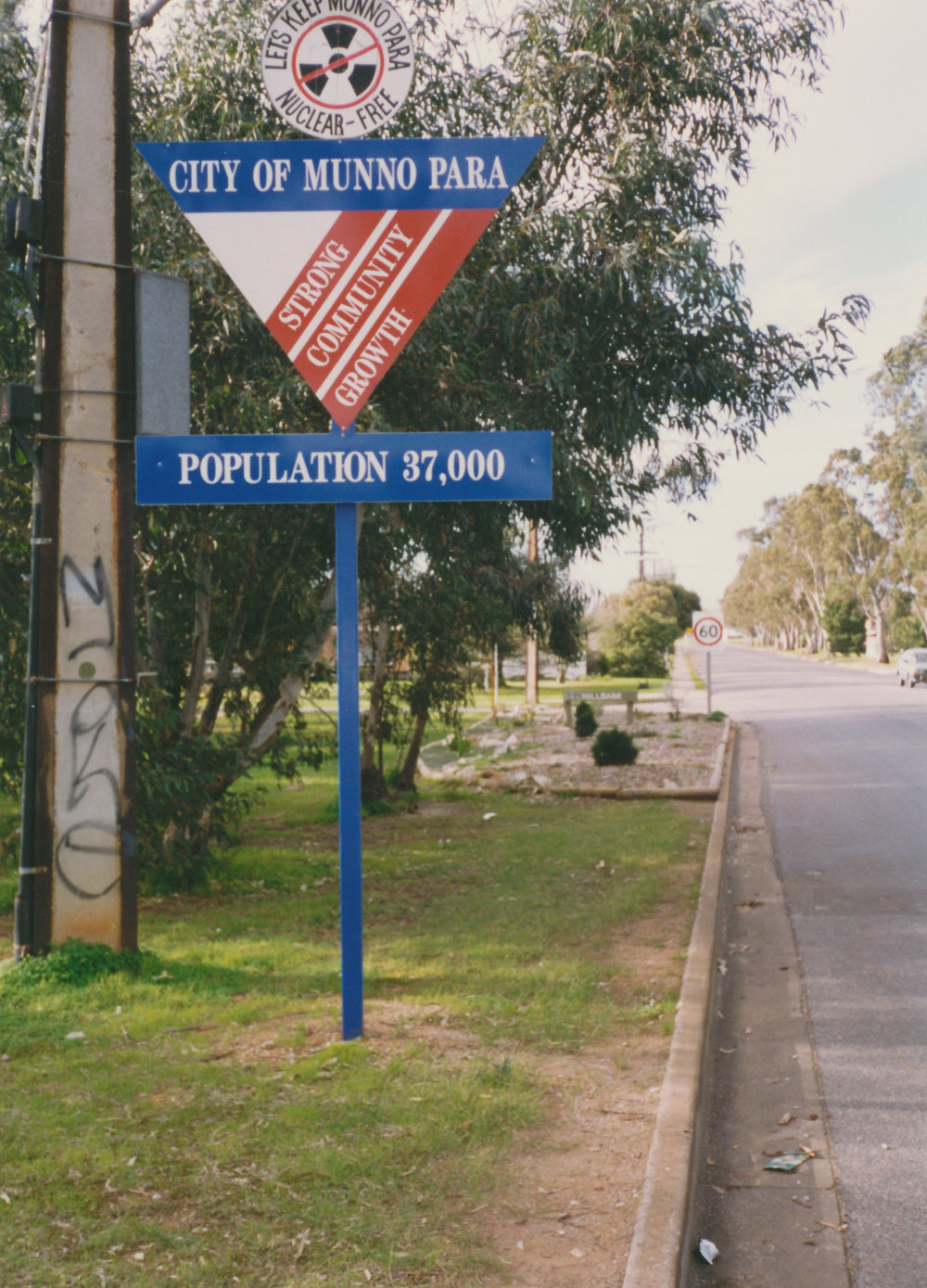 City of Munno Para Sign