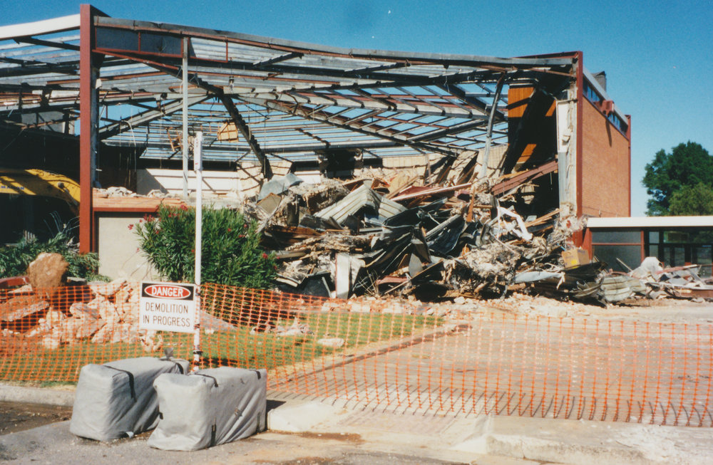 Demolition of Octagon Theatre
