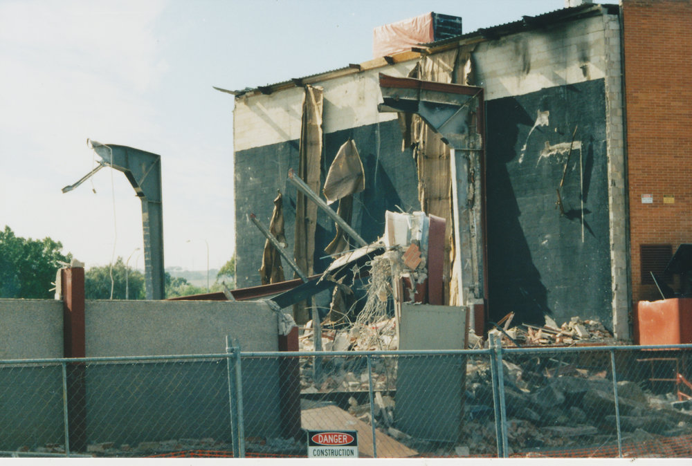 Demolition of Octagon Theatre