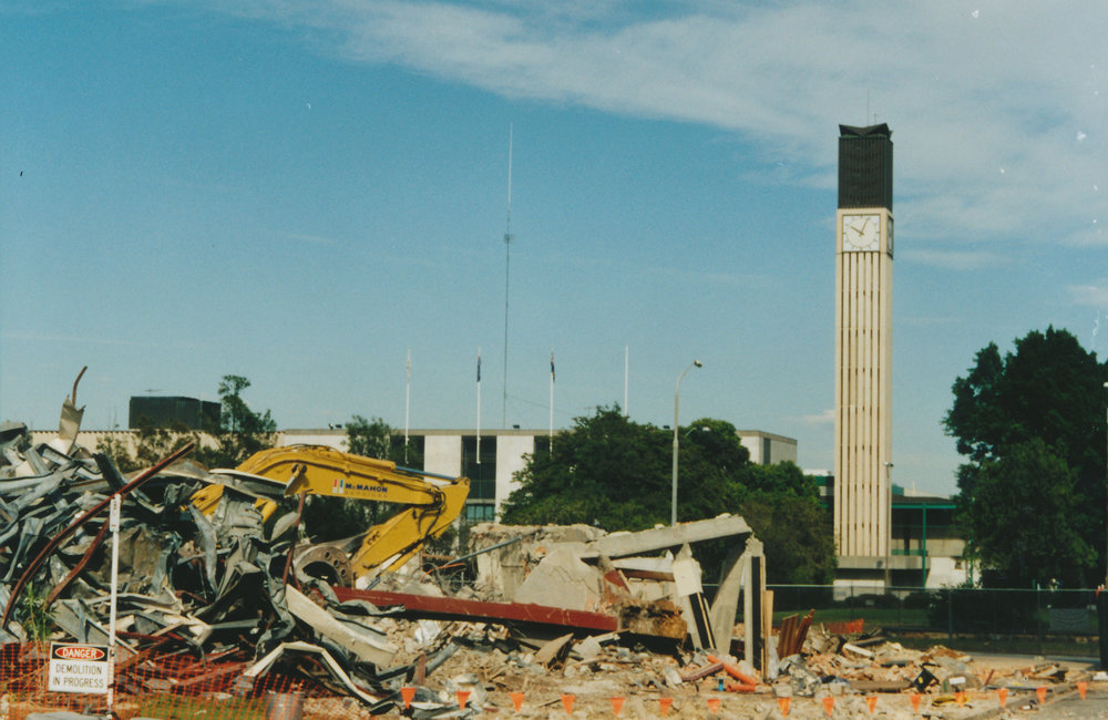 Demolition of Octagon Theatre