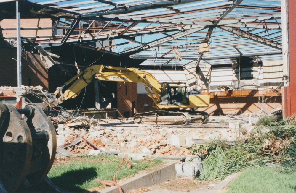 Demolition of Octagon Theatre