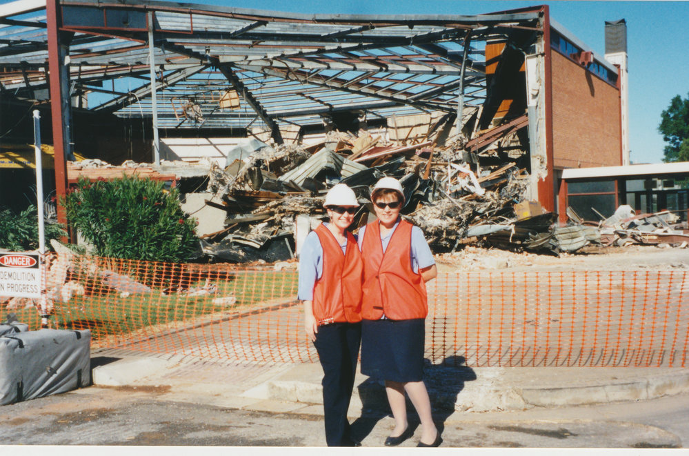 Demolition of Octagon Theatre