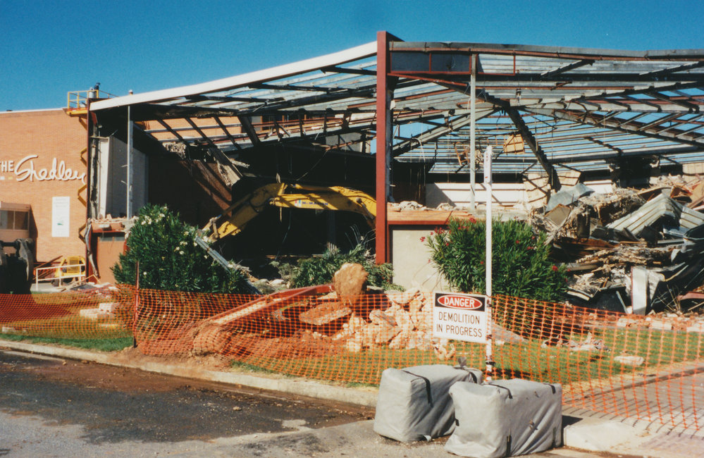 Demolition of Octagon Theatre