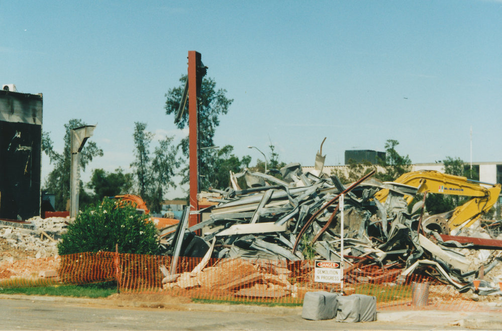 Demolition of Octagon Theatre