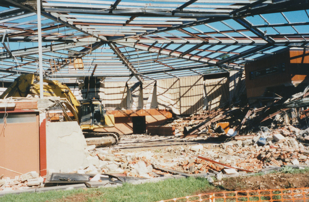 Demolition of Octagon Theatre