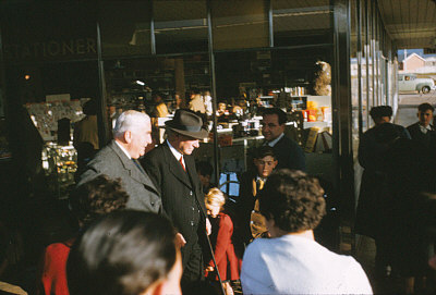 Prime Minister Menzies Inspects Elizabeth