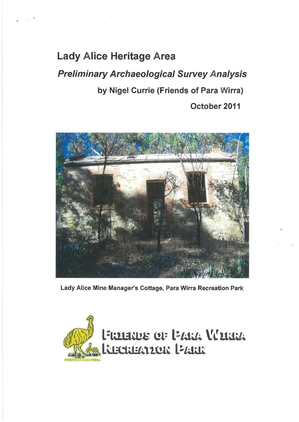 Lady Alice Heritage Area