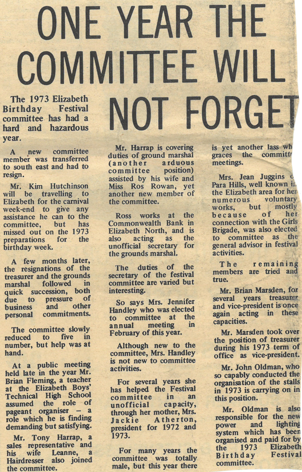 Elizabeth Birthday Celebrations