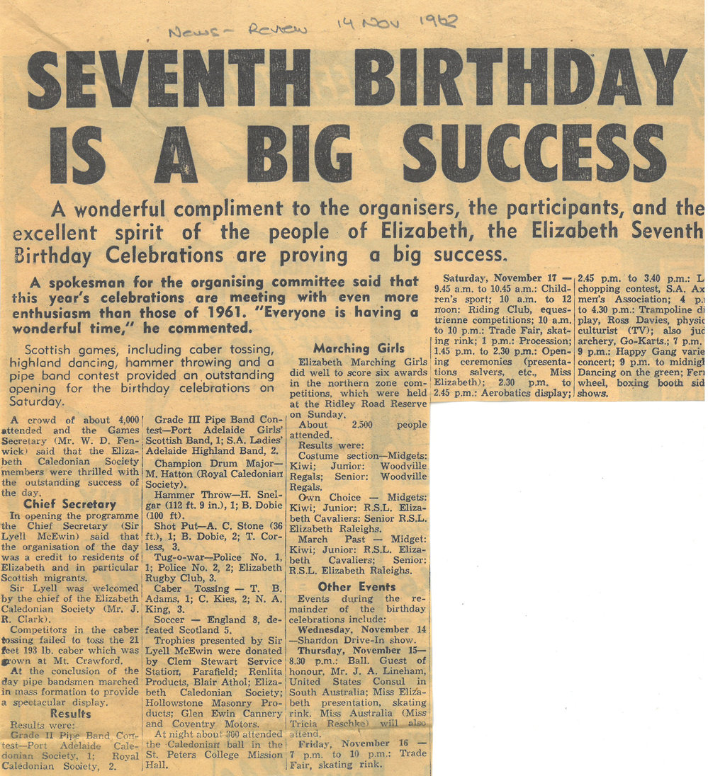 Elizabeth Birthday Celebrations