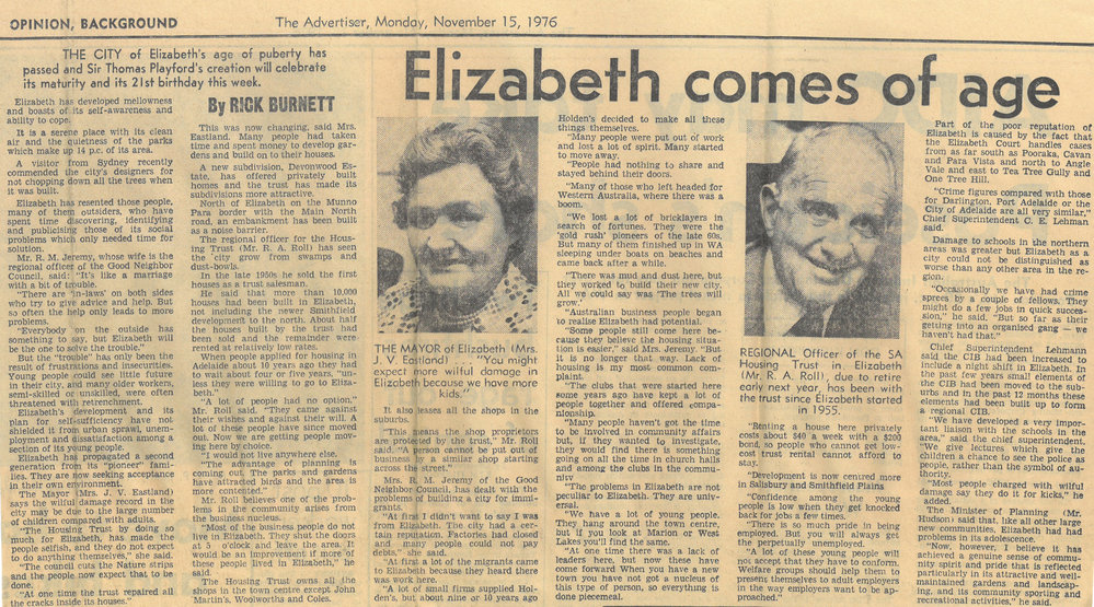 Elizabeth Comes of Age
