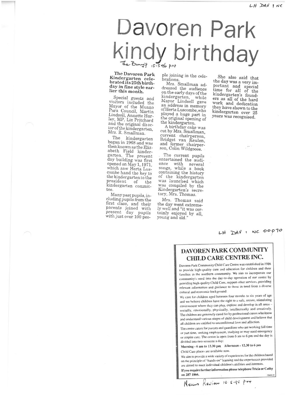 Davoren Park Kindergarten