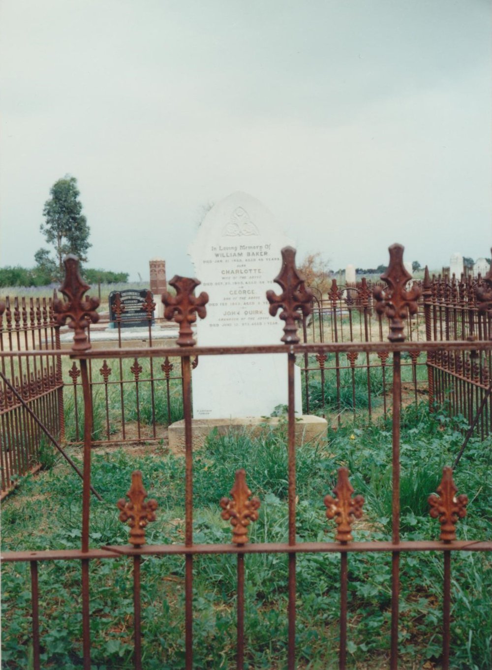 Zoar Cemetery - Baker