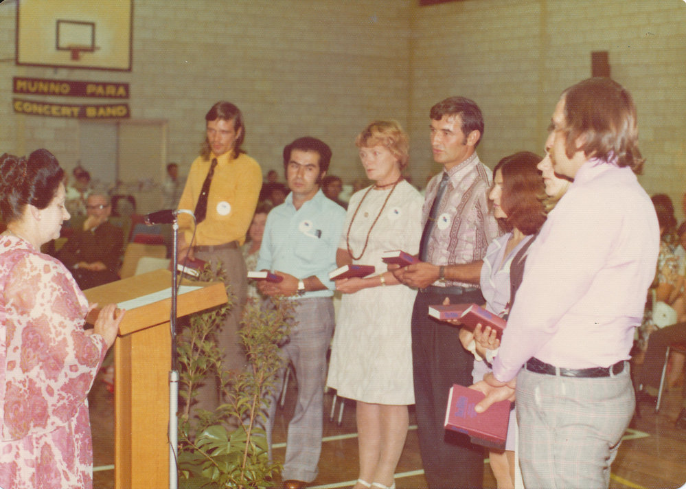 City of Munno Para Citizen Ceremonies, 1975