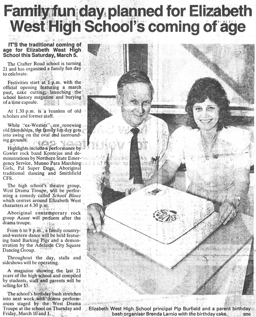 Elizabeth West High School 