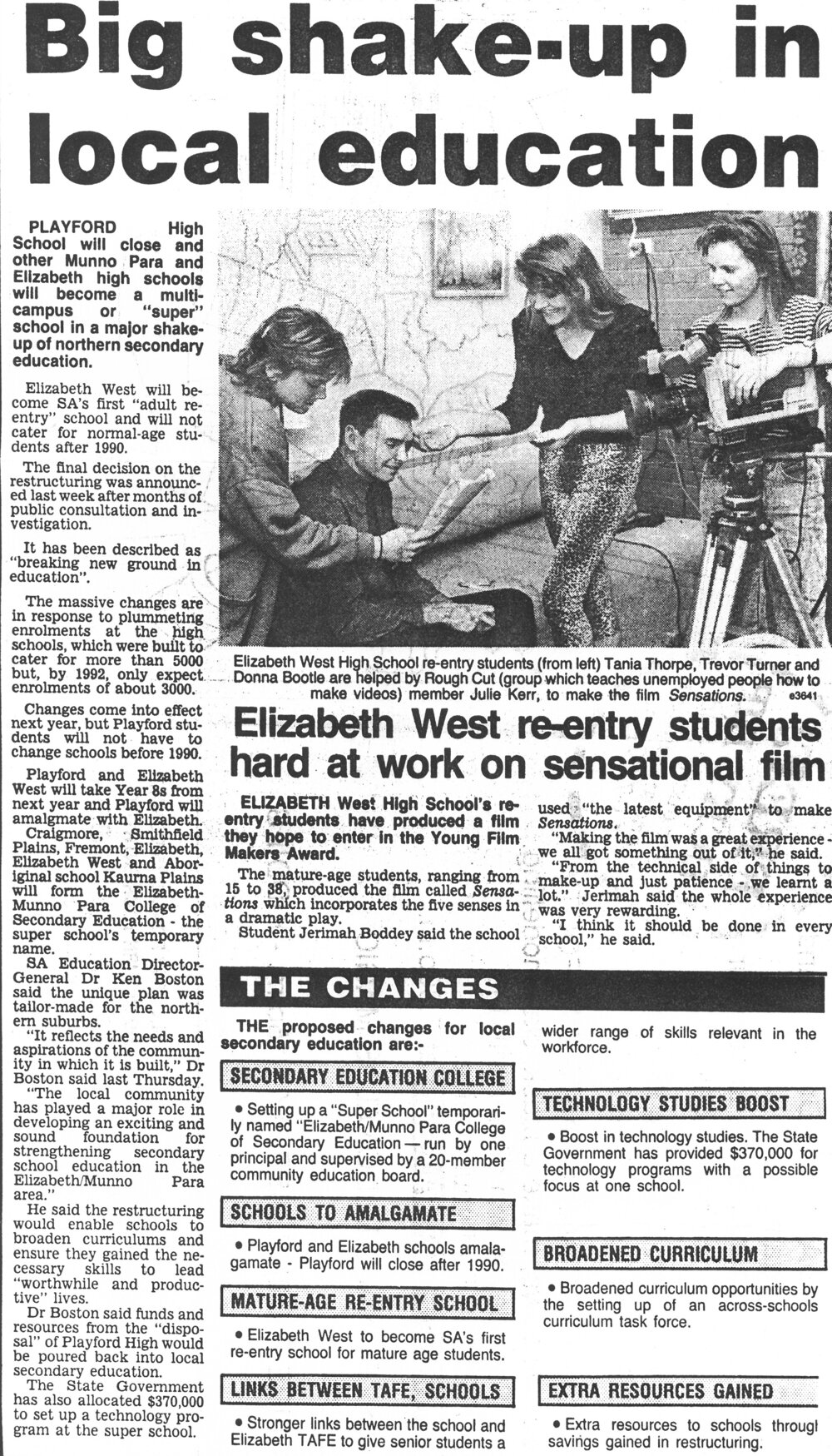 Elizabeth West High School 