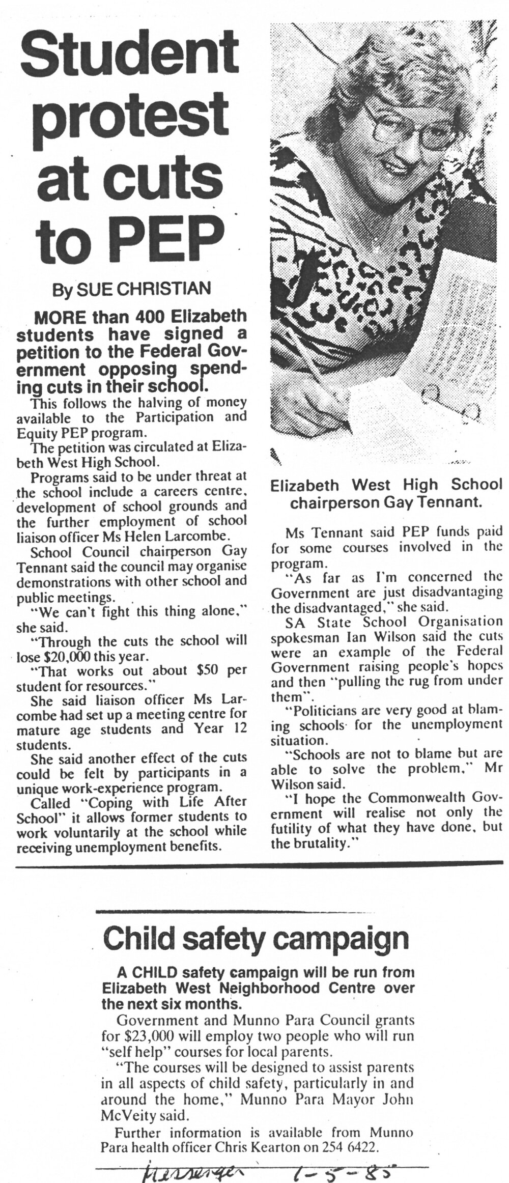 Elizabeth West High School 