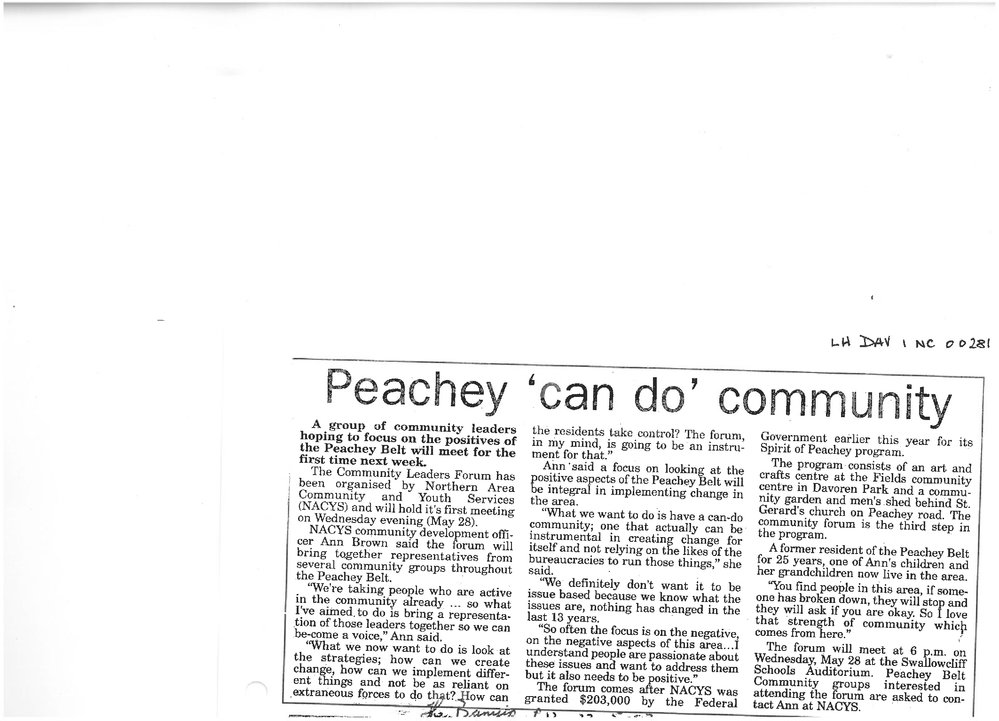 Peachey Community