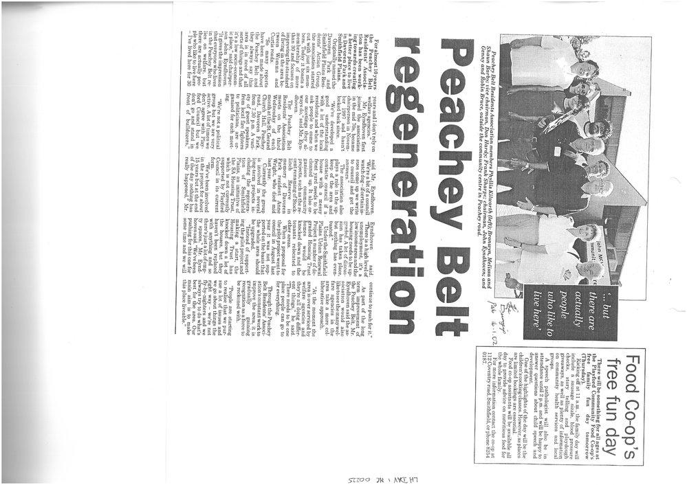 Peachey Belt Regeneration