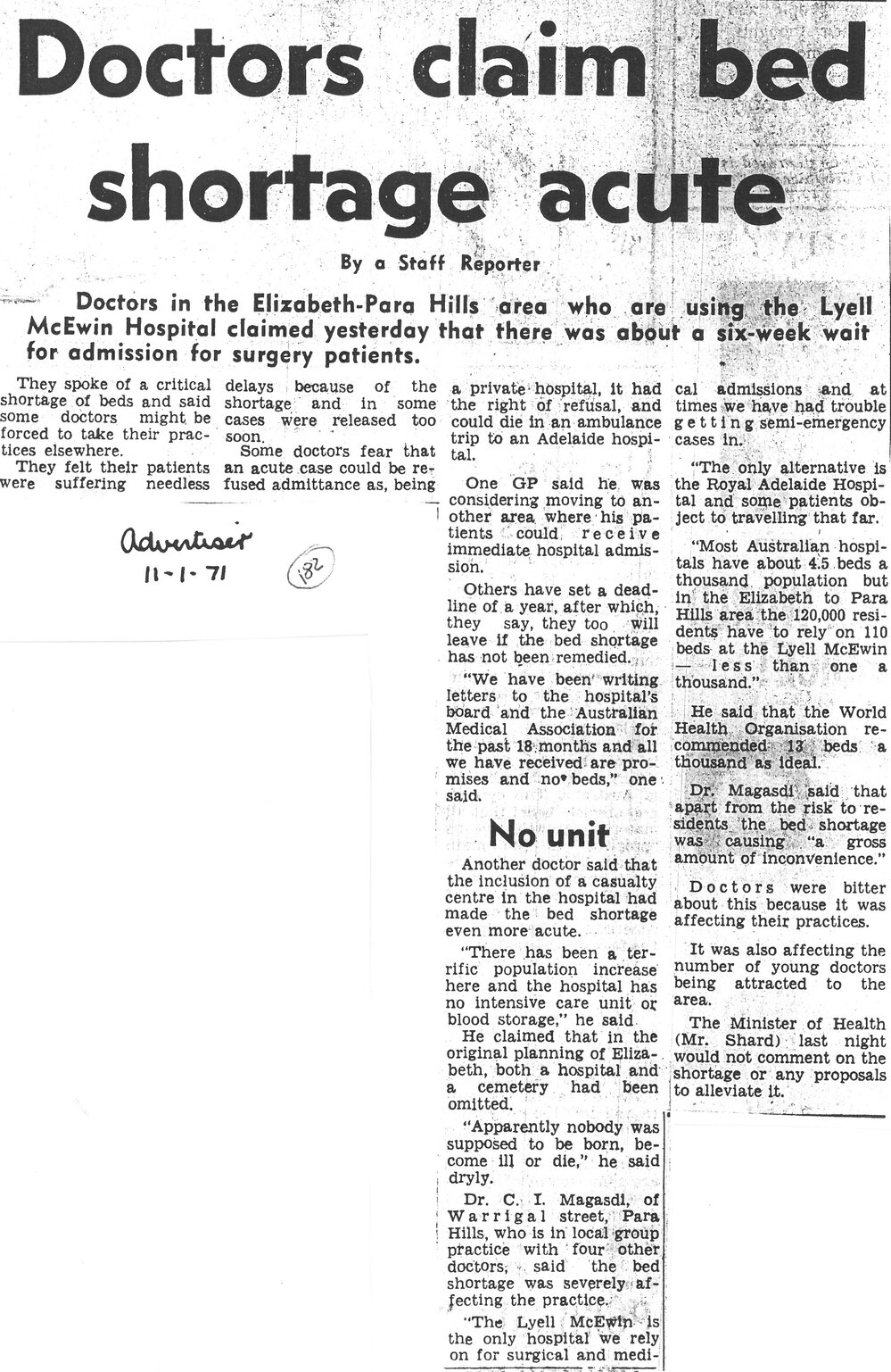 Lyell McEwin Hospital