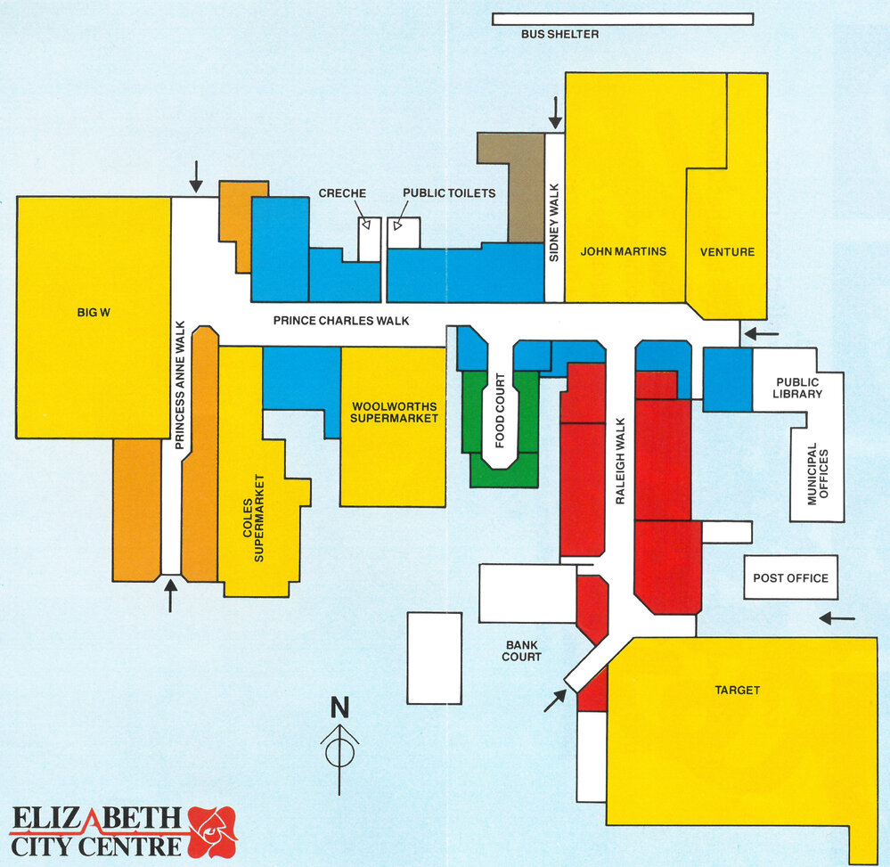 Elizabeth Shopping Centre Plan