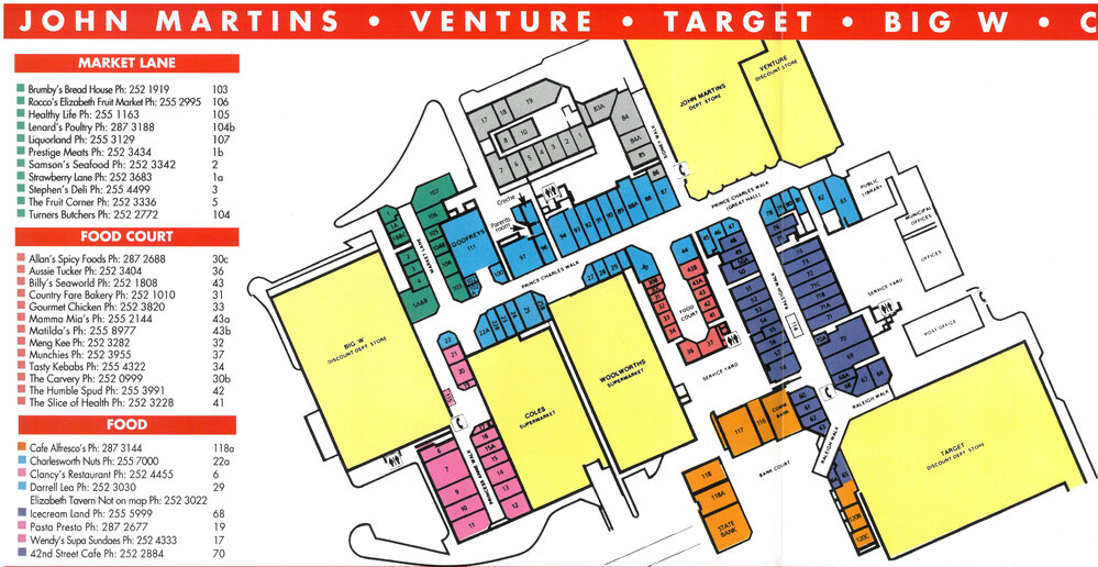 Elizabeth Shopping Centre Plan