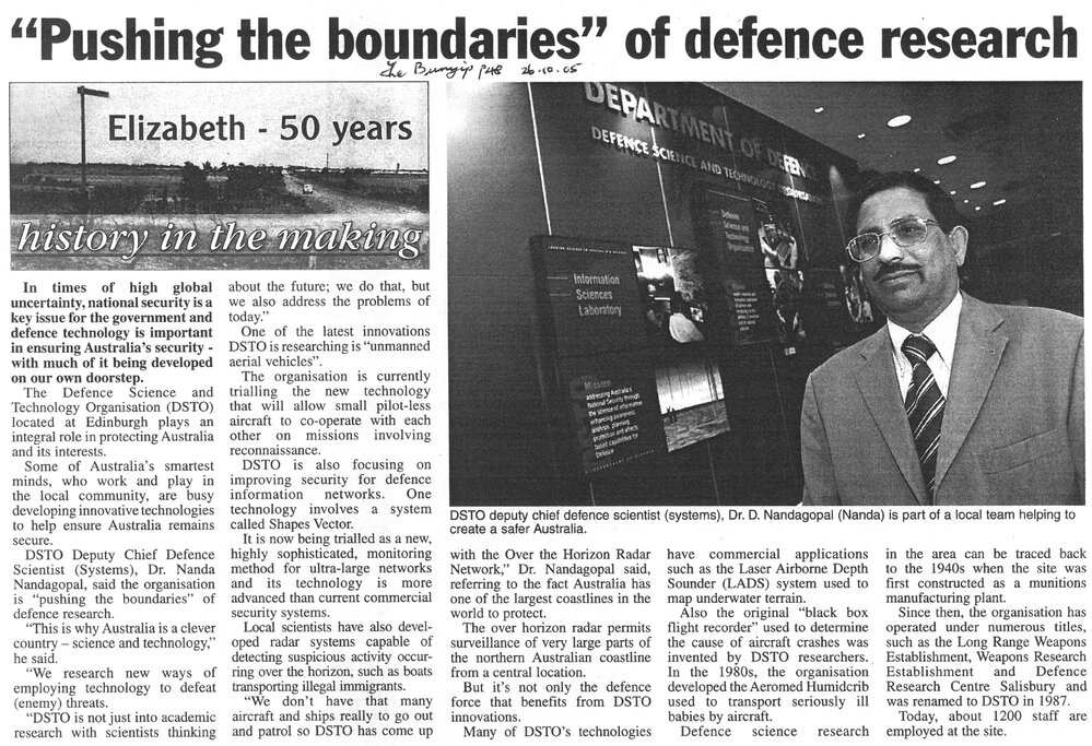 Defence Science and Technology