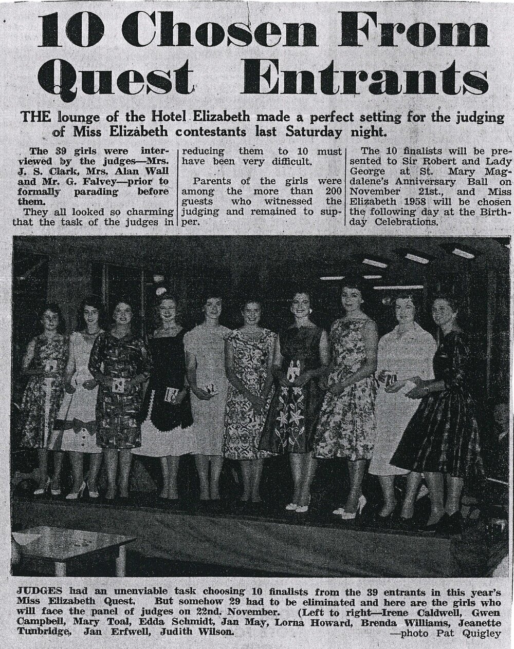 Miss Elizabeth Quest