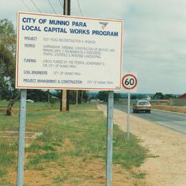 City of Munno Para Project Sign