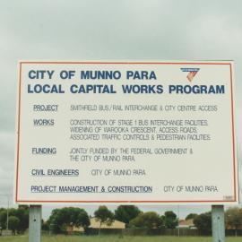 Munno Para Council Sign