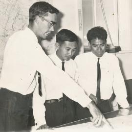 District Clerk with Colombo Plan Students