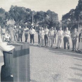Foundation Stone of John McVeity Centre