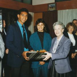 Presentation to Gilbert McAdam