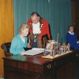 Duchess of Kent Visits Elizabeth