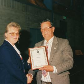 City of Elizabeth Senior Citizen of the Year, 1996