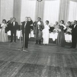 Sir Thomas Playford toasts the new city: 1964