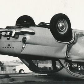 Road accident, corner of Phillip Highway and Kettering road: 1960's