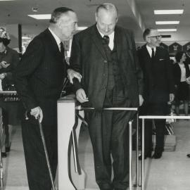 Opening of John Martins, Elizabeth Shopping Centre: 1964