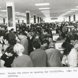 Opening of John Martins, Elizabeth Shopping Centre: 1964
